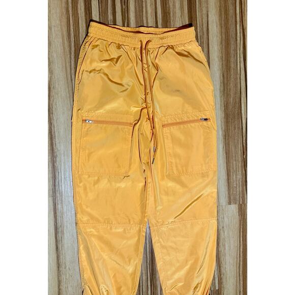 Forever 21 Orange Windbreaker Cargo Pants Size S - Picture 3 of 7